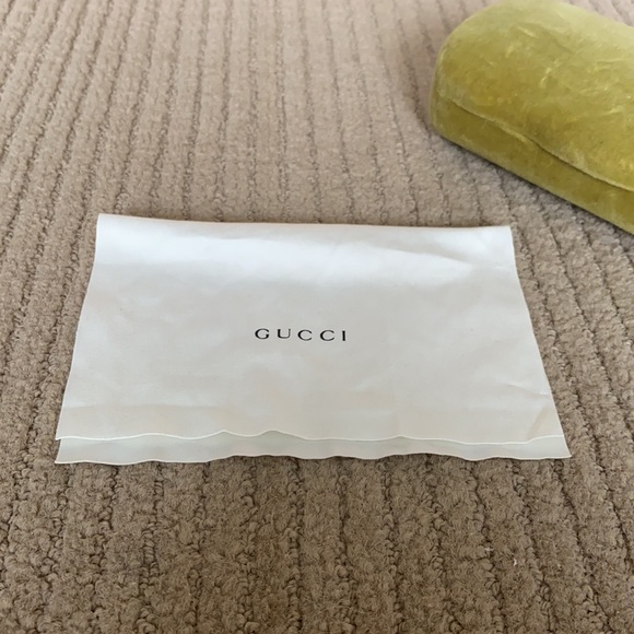 Gucci glasses, oversized, golden metal frame - Picture 10 of 13